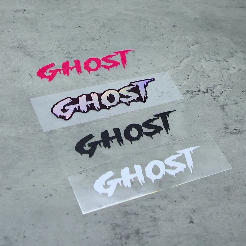Drip Text Ghost Style Aufkleber, Wasserfeste Vinyl-Sticker für Auto-Dekoration