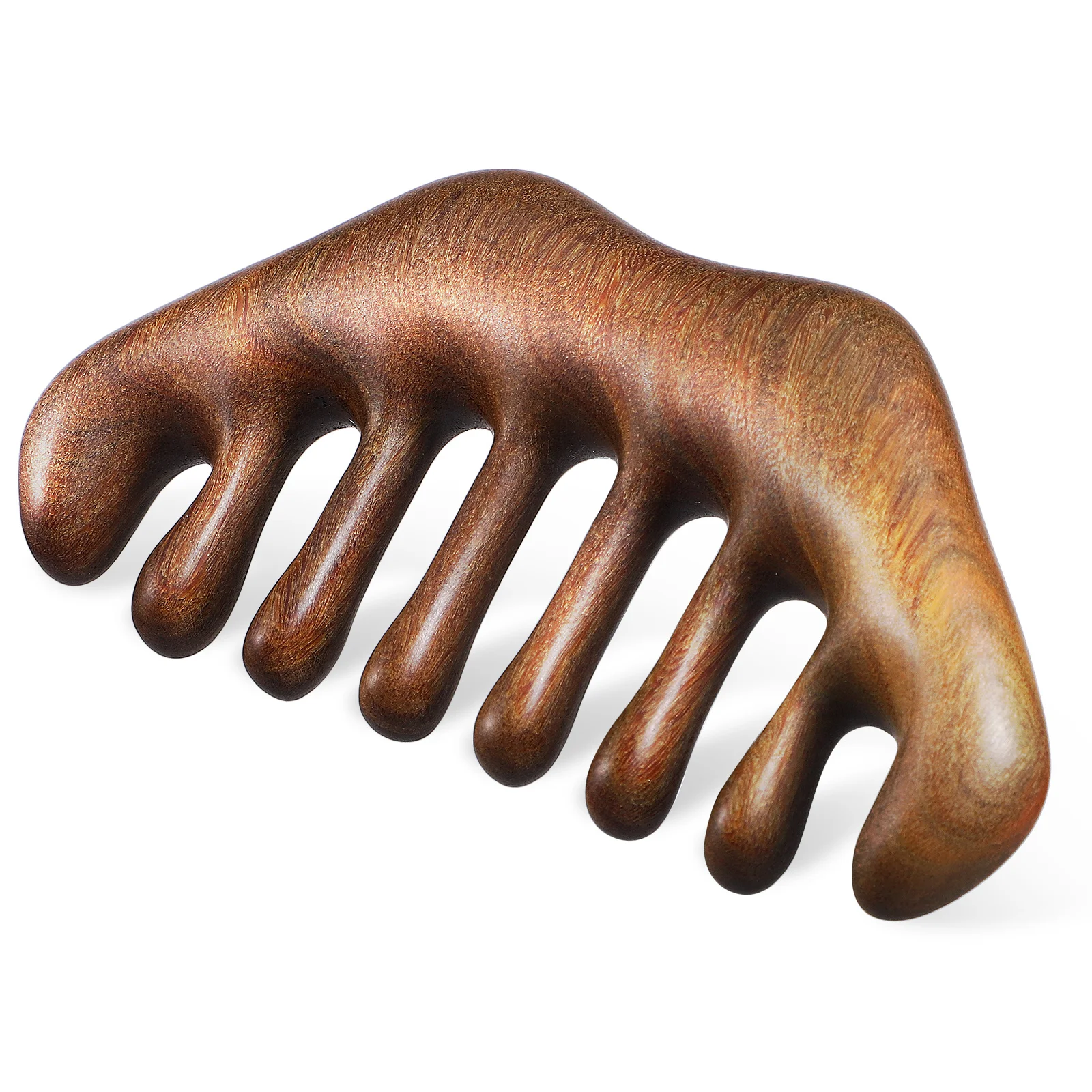 Comb Massage Scalp Hair Wooden Pocket Wide Tooth For 's