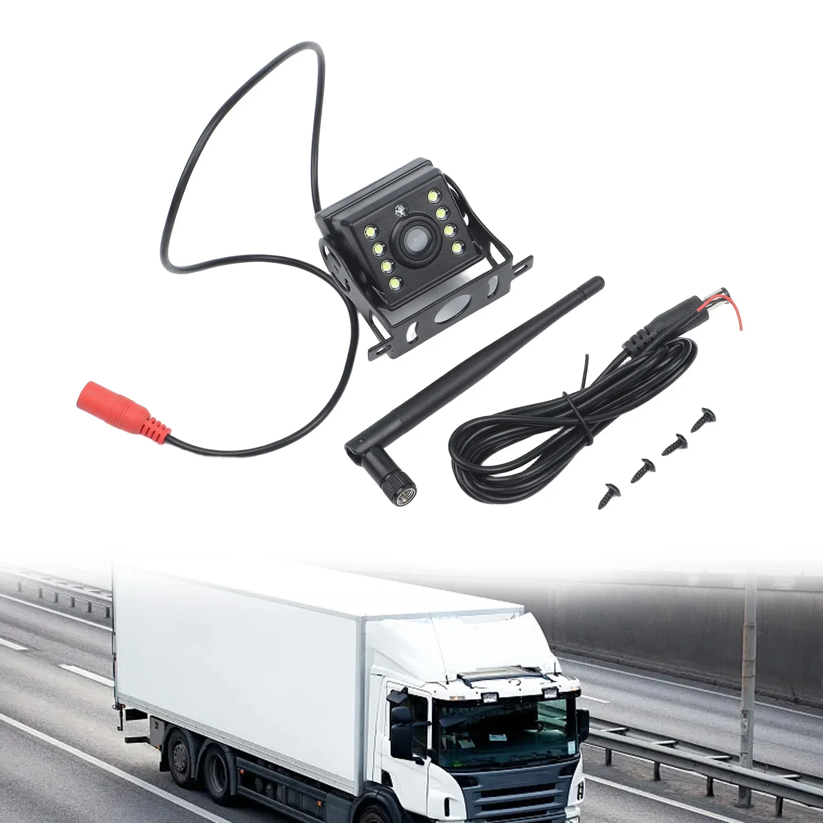 Accessories Rear View Camera WIFI 1920(H)*1080(H) Bus Camper DC12V-36V RV Replacement Reversing Shockproof Trailer