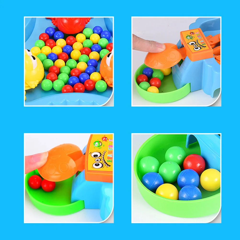 

Hungry Frog Game Beads Colorful Tabletop Swallowing Beans for Children Developmental Coordination Skill Building Parent