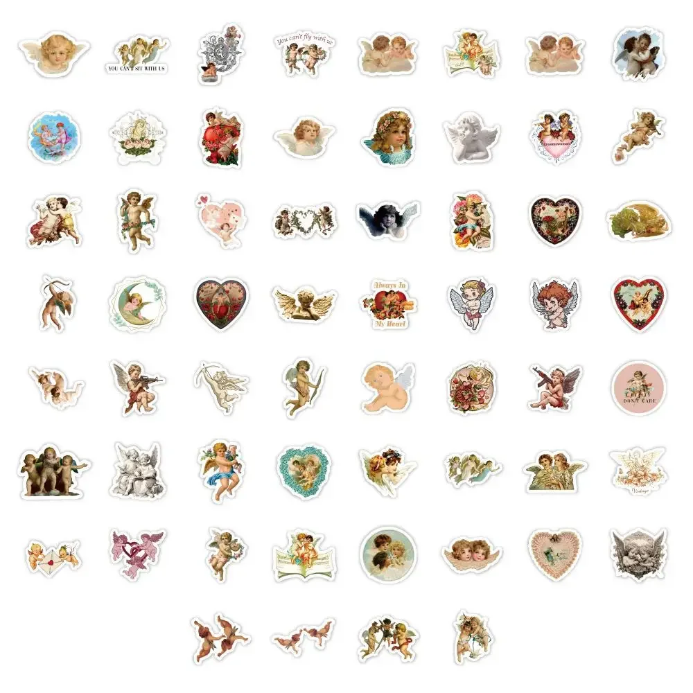 ملصق PVC لطلاء ملاك عتيق ، أدوات مكتبية جمالية للأطفال ، أدوات مكتبية سكرابوكينغ اللوازم المدرسية للأطفال ، 60 صولًا لكل مجموعة #6