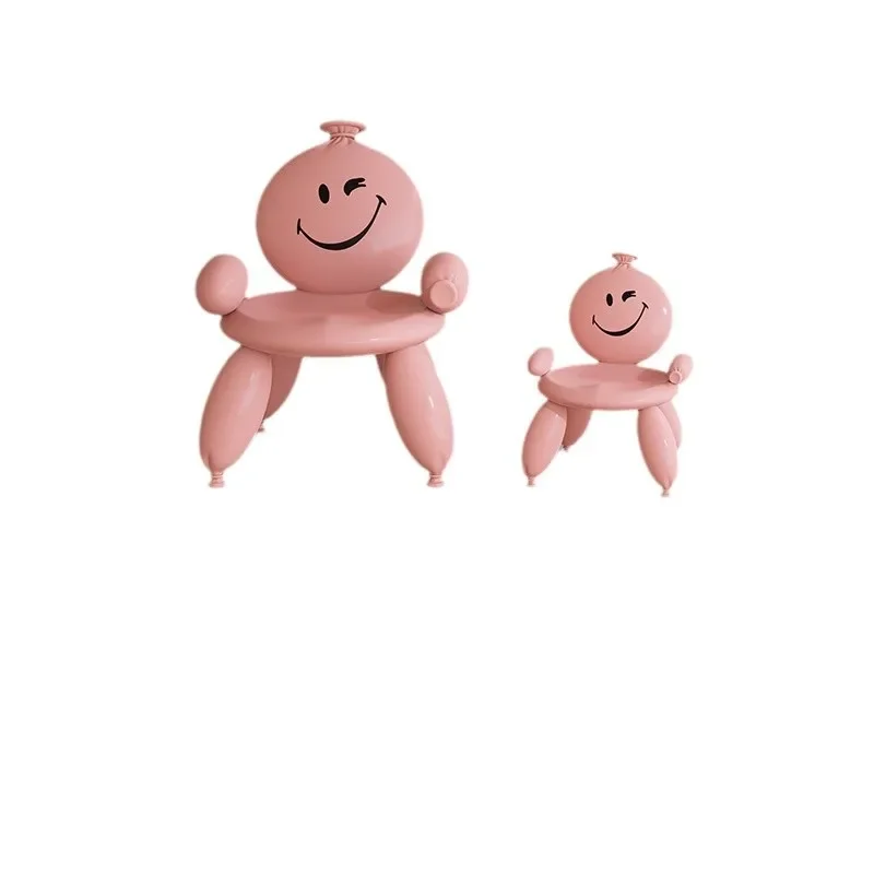 

Designer balloon stool dopamine creative living room bedroom backrest leisure chair light luxury sofa