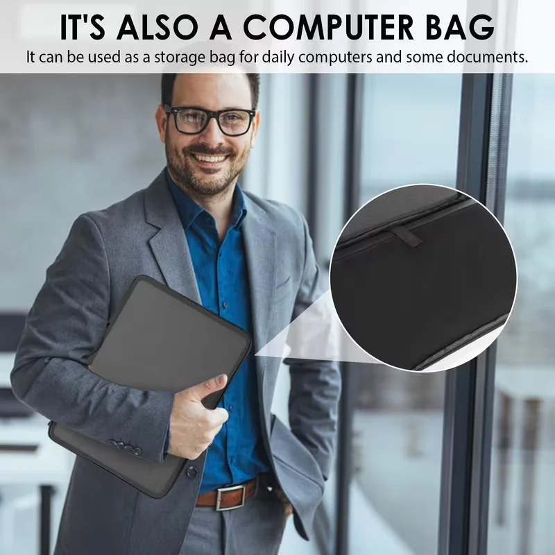 Foldable laptop sun visor, laptop bag, outdoor computer privacy cover, portable laptop protective case