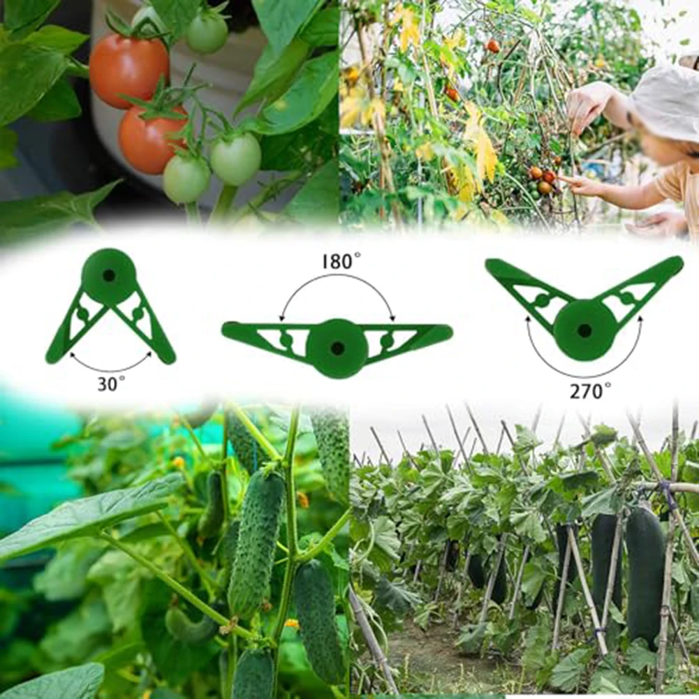 40PCS 360 Degree Adjustable Plant Bending Clips Plant Pipe Bender For Optimal Plant Growth And Training Plant Care