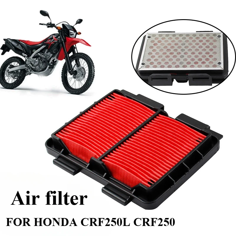 Air Filter for Honda CRF250L CRF250 2013 2014 2015 2016 Cleanable Filter Cartridge Grille Air Intake System Motorcycle Accessory