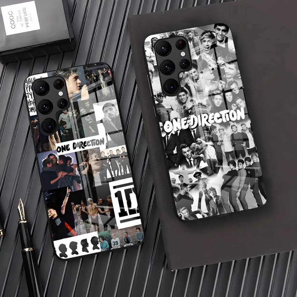 O-one d-direcciones funda de teléfono para Samsung S24 S23 S21 S20 A34 A54 A53 M54 Note 20 Ultra Plus 2024 cubierta de cristal