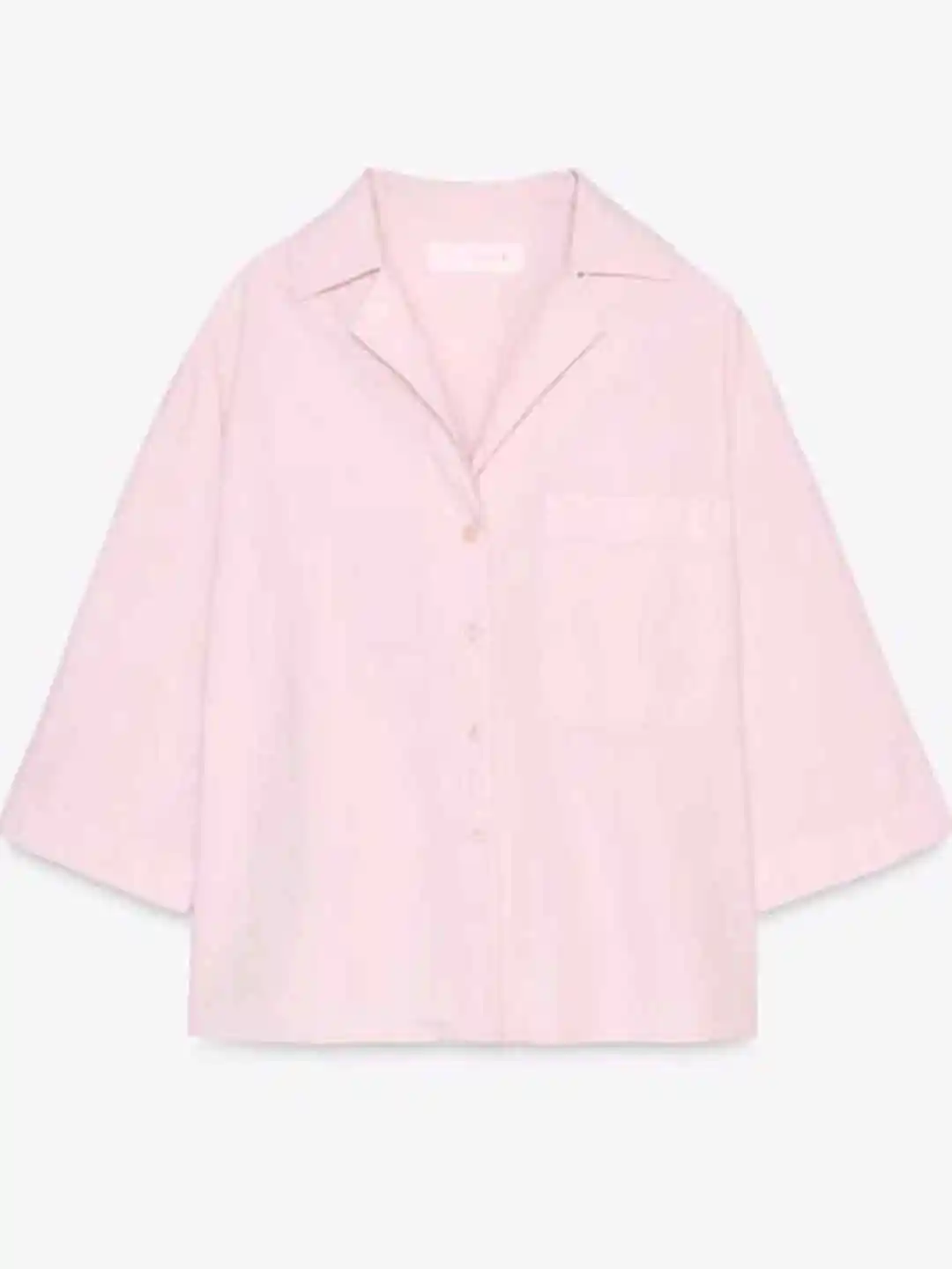 

Летняя женская модная универсальная свободная рубашка с коротким рукавом и отложным воротником, хлопковая, на пуговицах, коллекция 2025 года