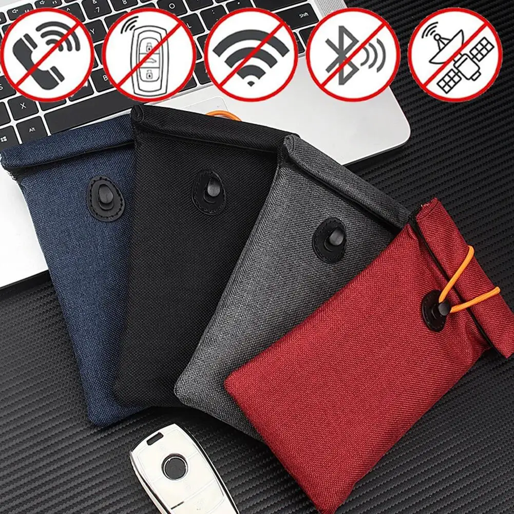 Mobile Signal Shielding Bag Car Key Shielding Bag Anti-theft Brush Anti Positioning Phone Anti Radiation Phone Bag