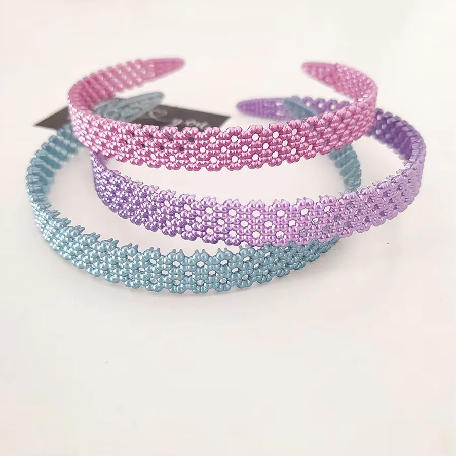 

3pc High Quality Vintage Solid Color Hairband for Women Girls Korean Retro Headband Hair Bands Accessories