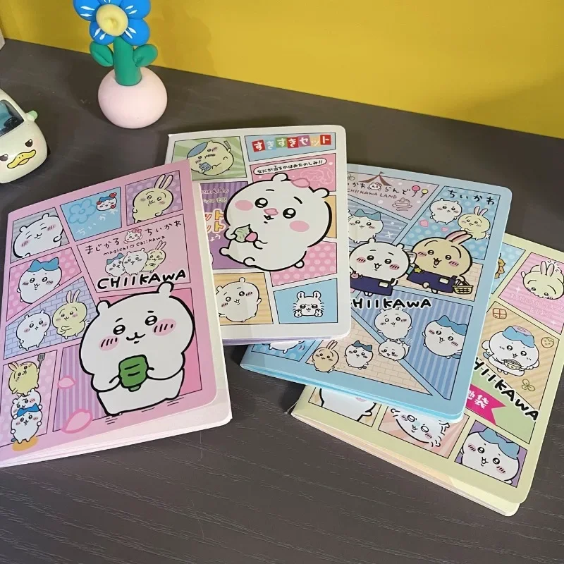 Anime Kawaii Notebook Self Deprecating Bear Student Supplies Cartoon Color Pages Notes Girls Portable Message Hand Ledger Gift