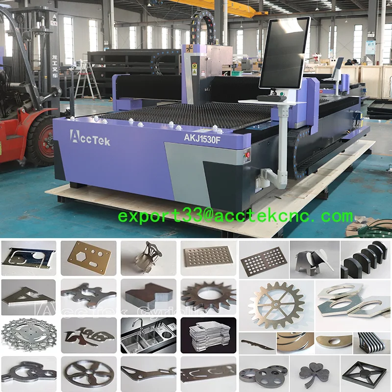 1500W laser cutting machine Carbon steel Stainesss steel Aluminum cortadora laser 1kw 2kw 6kw Metal Sheet Lazer Cutter