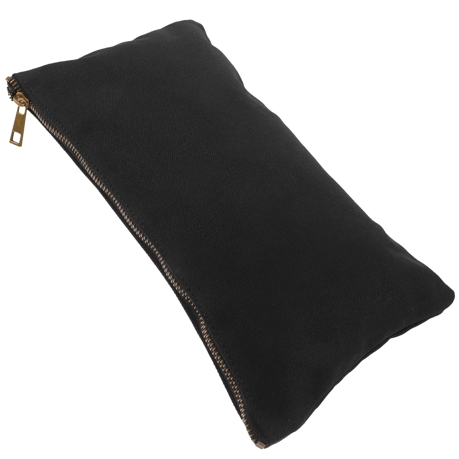 Small Canvas Tool Bag Multipurpose Zipper Pouch for Electricians Builder Craftsmen Durable Tool Organizer Storage
