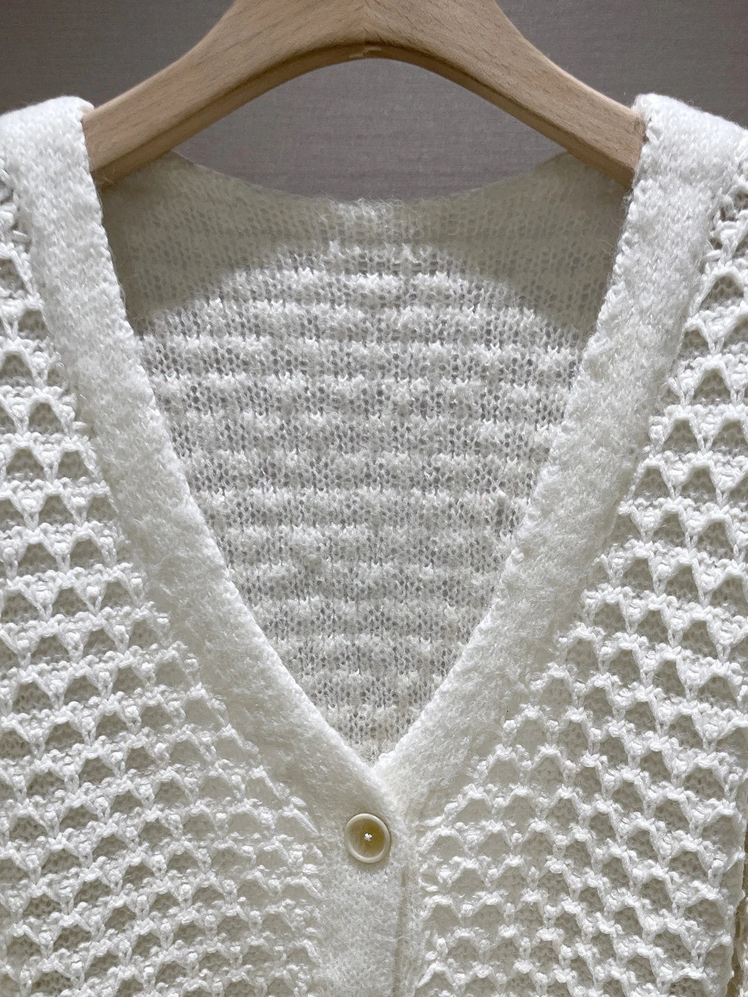 Ele V-Ne Maglione lavorato a maglia Cardigan aperto bianco monopetto da donna Sweet Sle Winter Faion Casual Pelle traspirante-Fr...