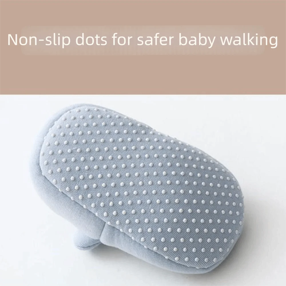 

Cute Cotton Baby Shoes Animal Pattern Anti Slip Infant First Walkers Soft with Ears Crib Shoes for Newborn