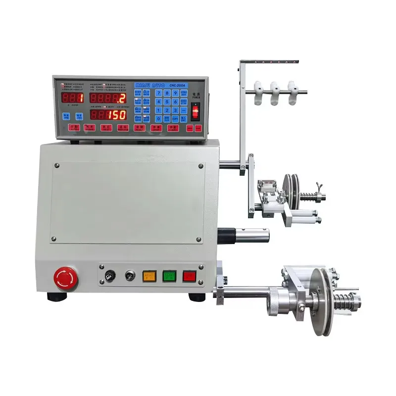

Fully Automatic Transformer Coil Winding Machine Copper Enameled Wire Iron Wire Double Shaft Winding Machine for Electrical