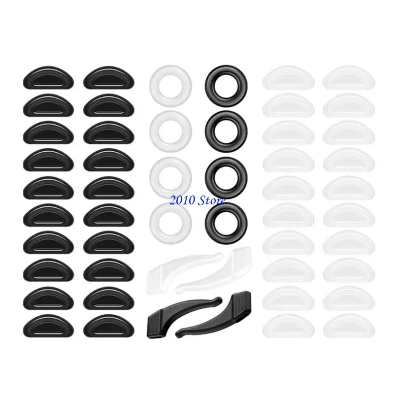 

F3MF Secure Hot Silicone Glasses Sensers Комплекты с ушными наборами для носовых покладок для стабильности для стабильности