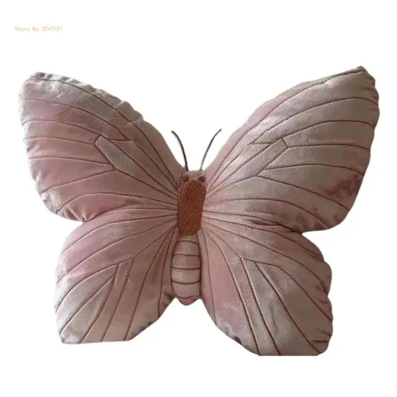 

Soft Plush Butterfly Pillow Decorative Seating Cushions for Relaxing Lounging Dropship