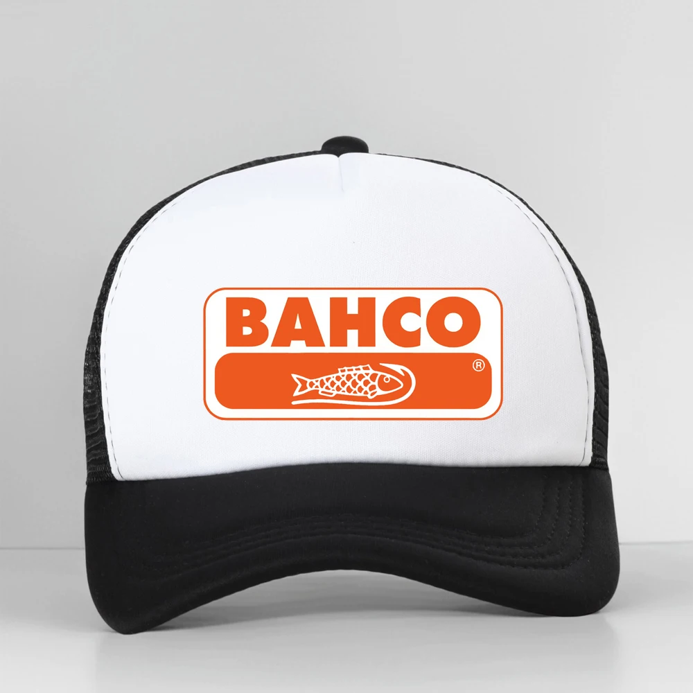 Bahco Tools Orange Fish Baseball Cap Fashion Beach Visor Outdoor Adjustable Mesh Breathable Fishing Hat