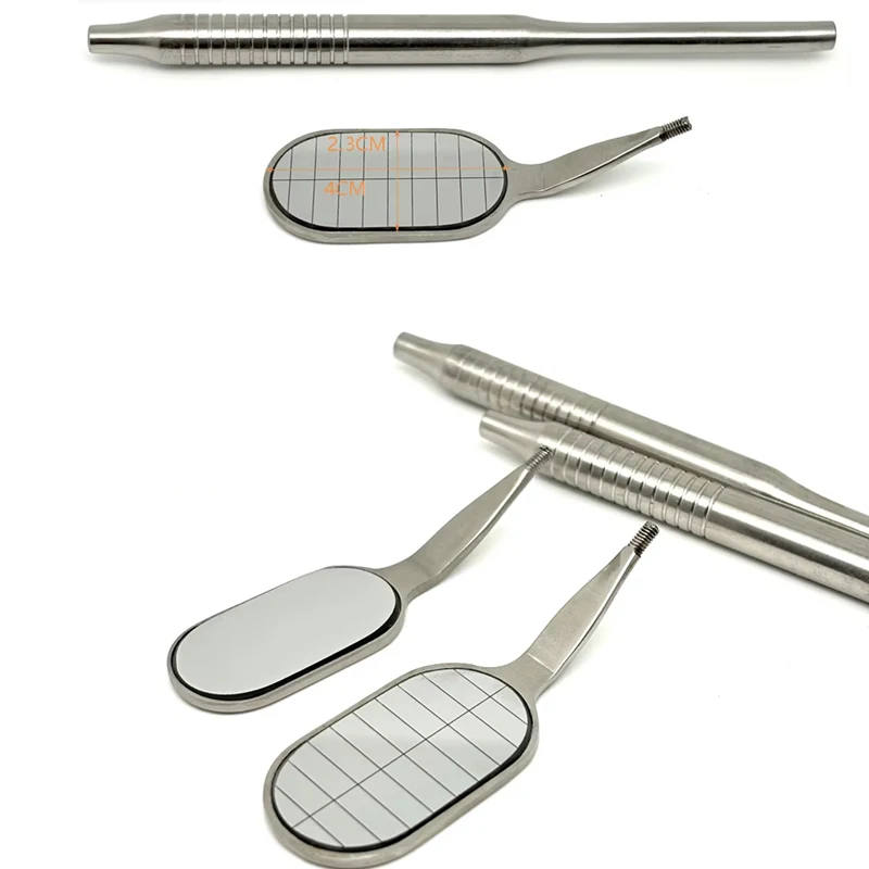 

Dental Mouth Mirror A B Reflectors with Handle High-Quality Oral Exam Tool Dentist Mirror for Dental Clinic & Cleaning