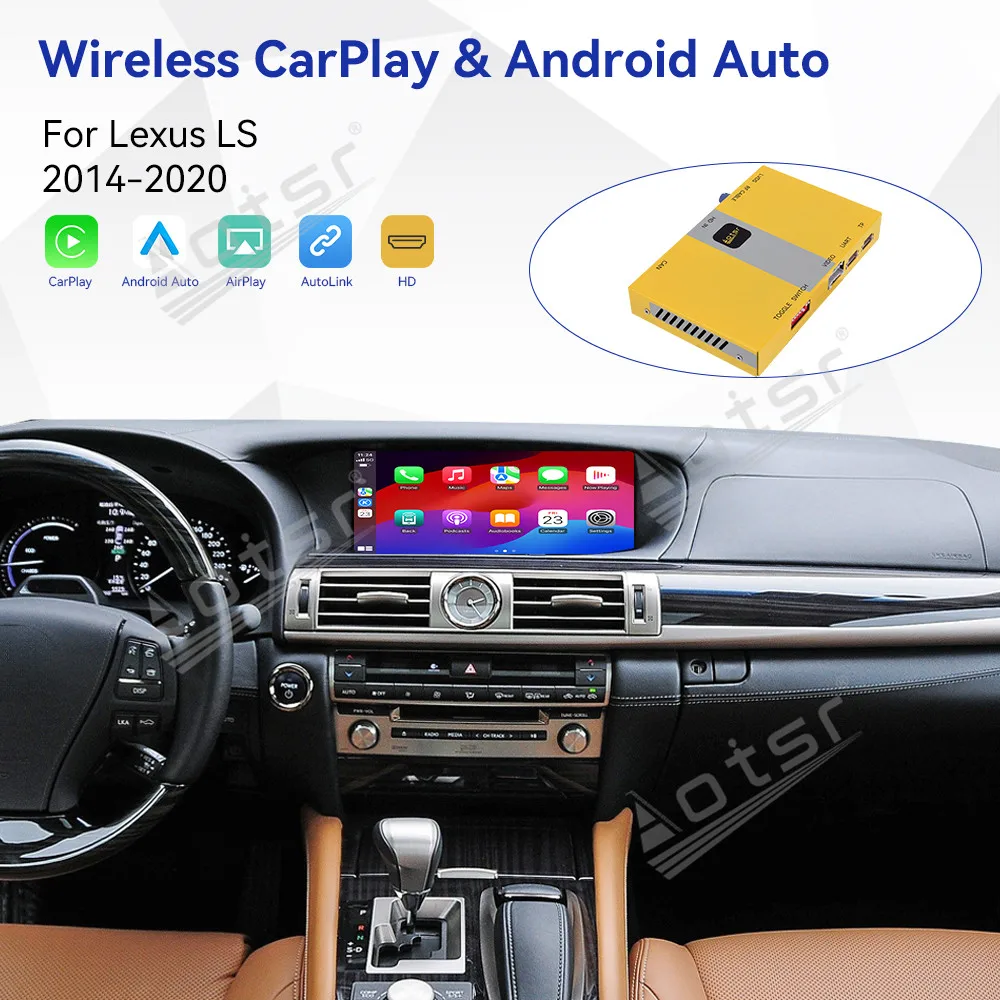 

Wireless Carplay Smart Module For Lexus LS 2014-2020 Inch Decoder Box Android Auto Link Air Play Unique Design