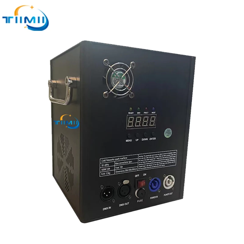 600W 700W Cold Spark Machine DMX Remote Cold Fireworks Fountain Ti Powder Sparkular Machine For Wedding Party DJ Flightcase