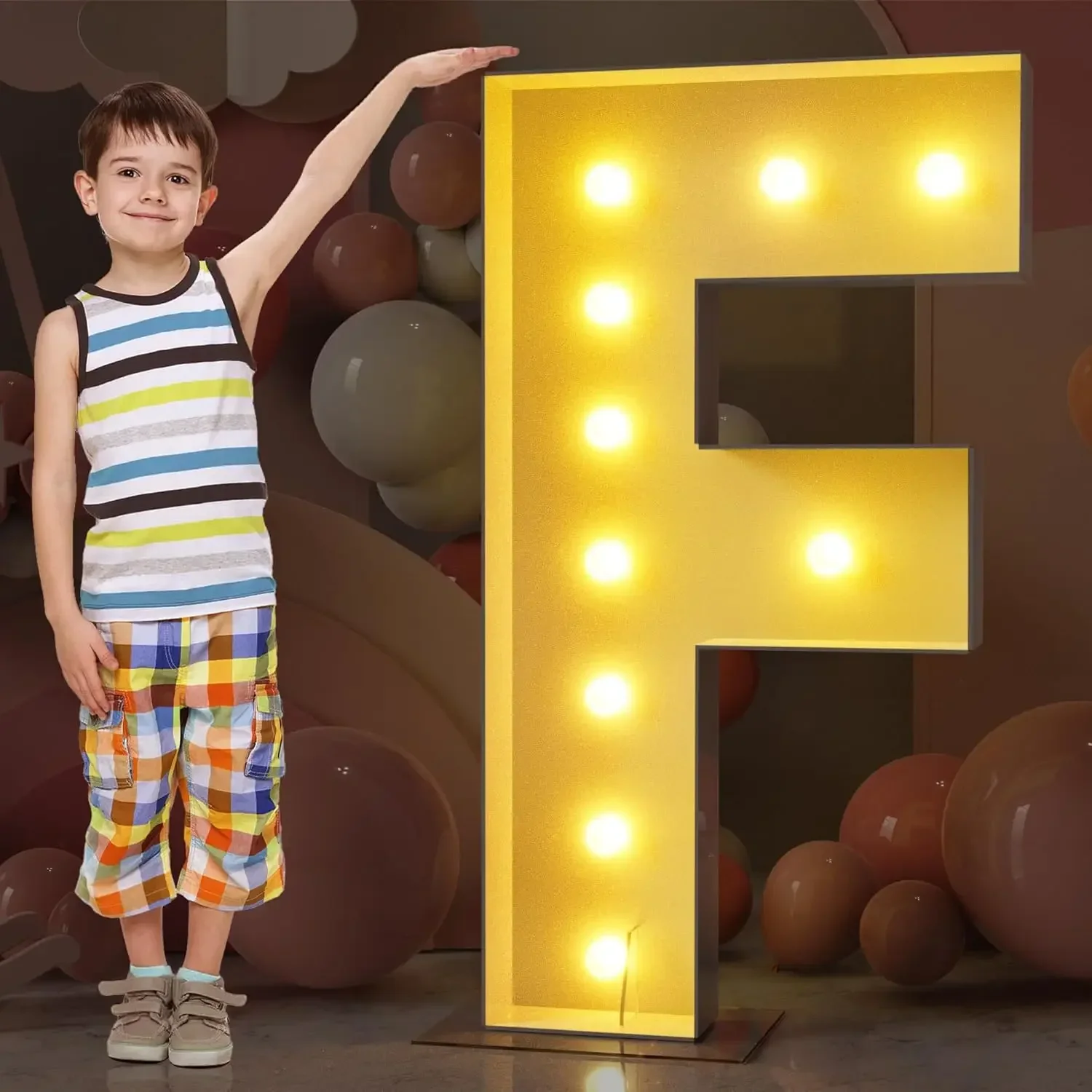 120CM DIY Marquee Letters Marquee Warme Lichtgevende Letters Grote Mozaïek Schuimplaat Letters XMAS LOVE BABY PROM Feestdecoratie