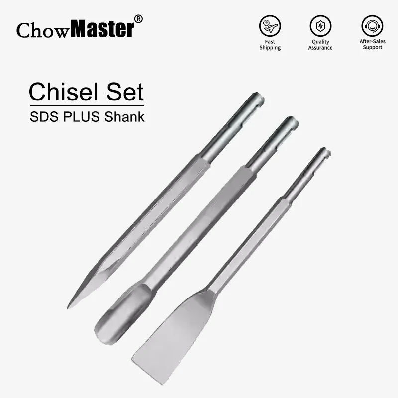Chowmaster SDS PLUS pointe de tige plat large marteau électrique foret de burin pour mur béton perceuse à percussion coude élargissement foret