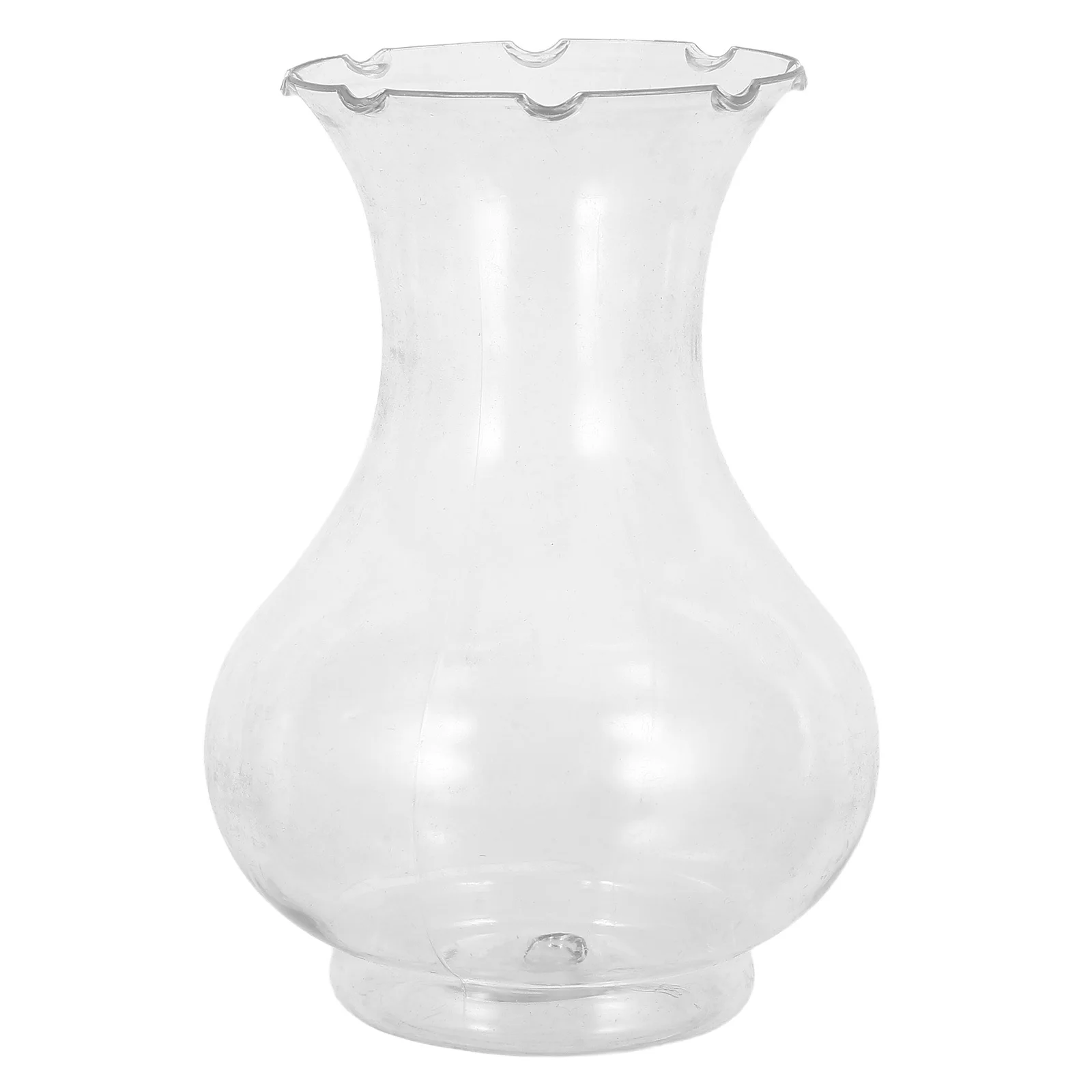 

6Pcs Plastic Clear Hyacinth Vases Small Hydroponic Bud Vases Shatterproof Wedding Table Decor Plastic Vase Shatterproof Vase