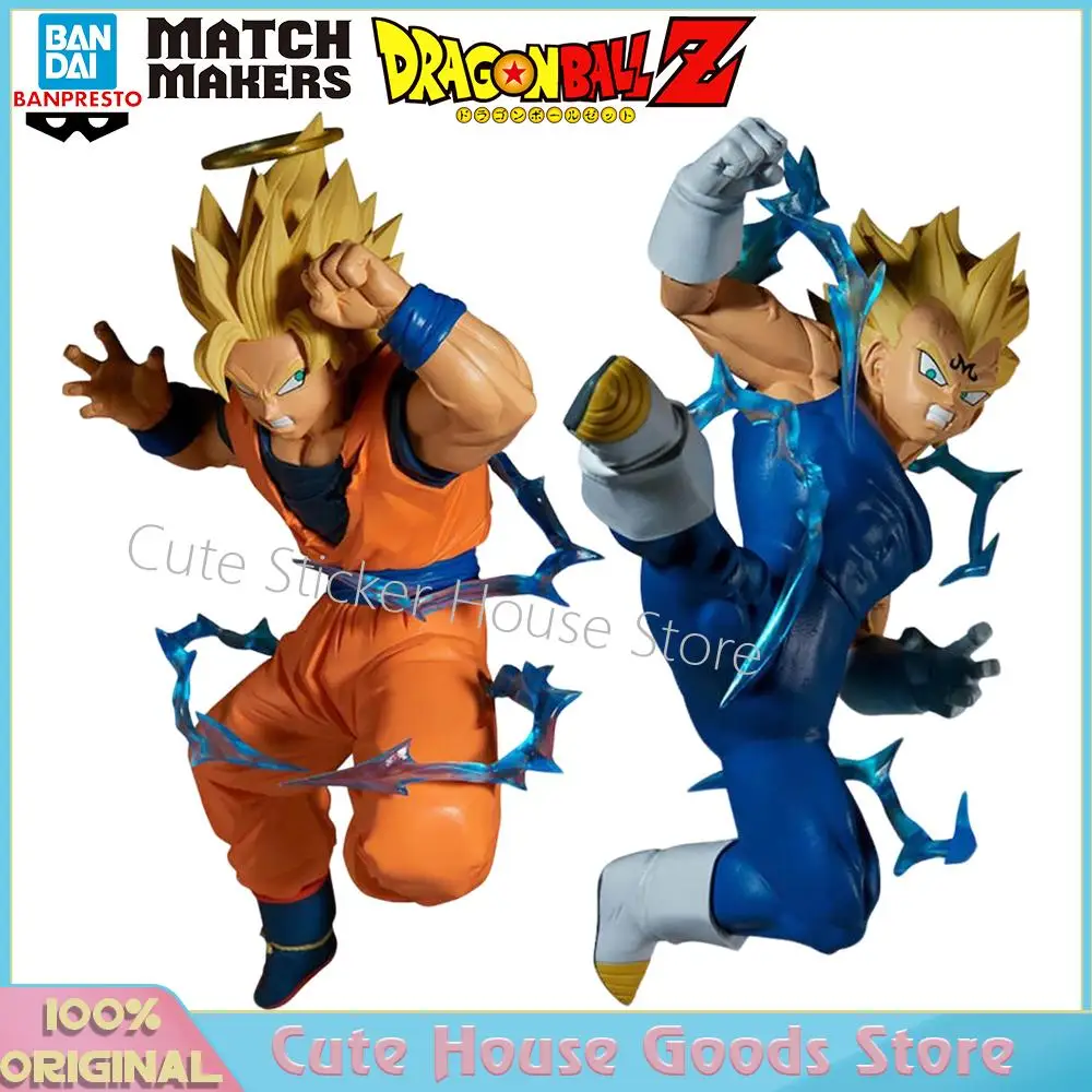 

В наличии оригинальные Bandai Banpresto Match Makers Dragon Ball Z Son Goku Ssj2 Vs. Majin Vegeta Ssj Коллекционное украшение стола