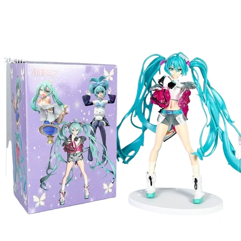 pop-anime-hatsune-miku-figura-desempenho-de-palco-vestir-se-modelo-brinquedo-presente-figura-acao-boneca-colecionavel-suporte-concerto-19cm