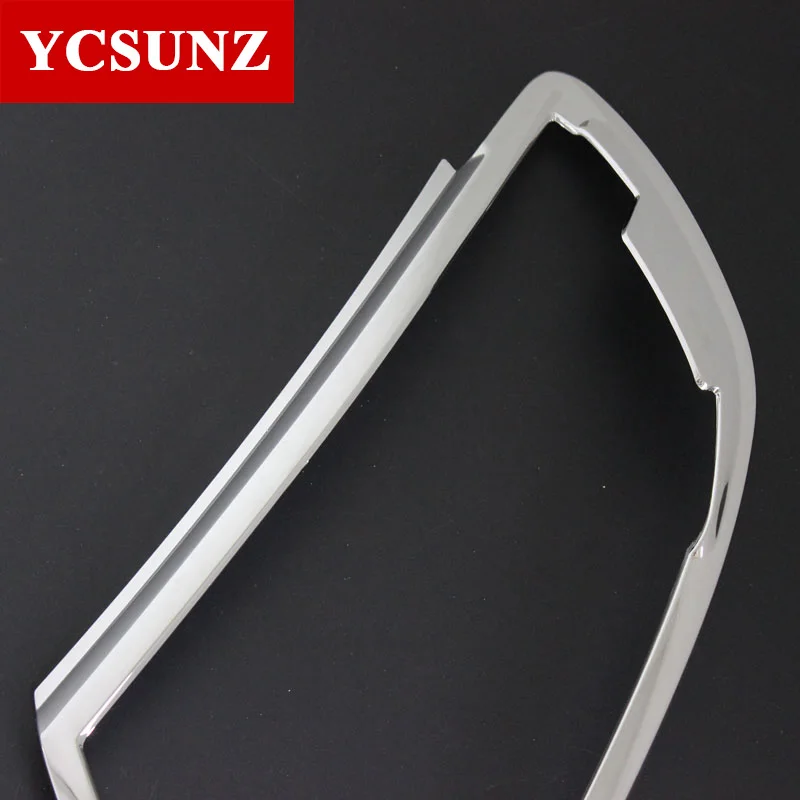 Chrome Headlight Cover Car Accessories For Ford Ranger Wildtrak T6 2012 2013 2014 Double Cabin YCSUNZ