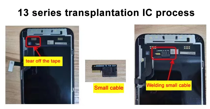 2 Stück JK Soft OLED für iPhone 14 13 12 Pro Display für 11 15 16 17 Pro Max XS Max 3D Touchscreen Digitizer Ersatz-Baugruppe – Detail 4