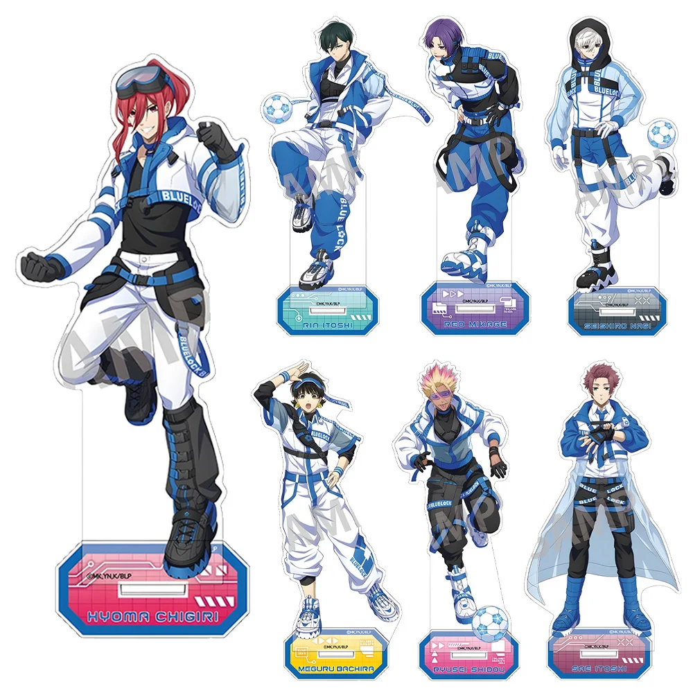 Blue Lock 2025NEW Cyberpunk Revival Tabito Karasu You Hiori Michael Kaiser Aiku Oliver BIG Акриловая подставка Аниме Игрушка украшение для стола