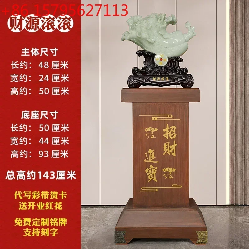 

xxxJade cabbage ornament lucky company opening gift housewarming celebration, hotel lobby floor decoration