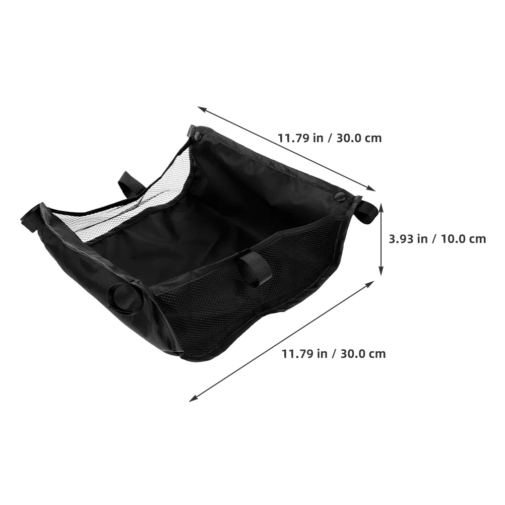 2 قطعة سلة مقعد سفلي لعربة الأطفال منظم تخزين واسع لحمل أساسيات خفيفة الوزن قابلة للتنفس