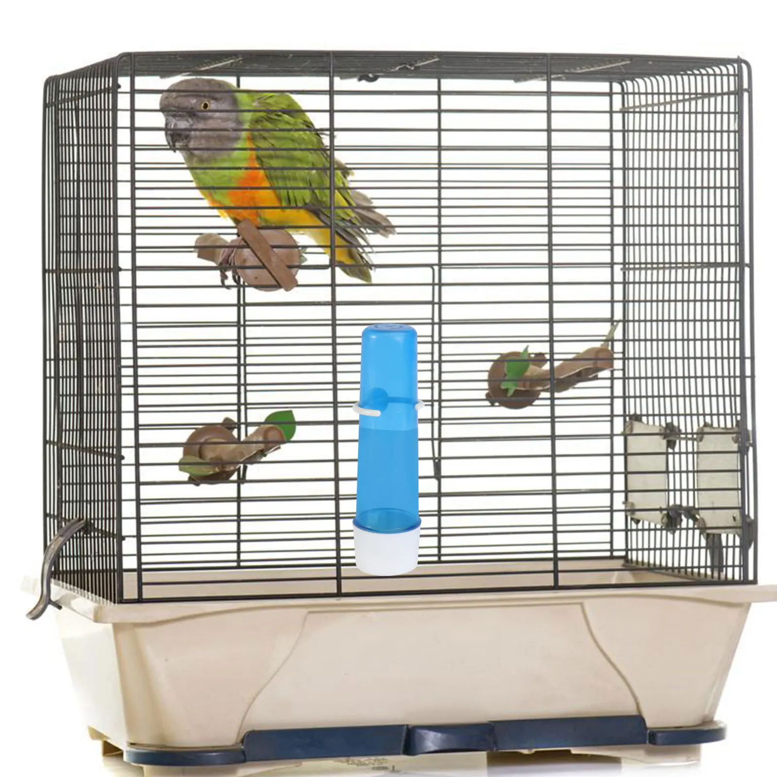 

1Pcs Automatic Bird Water Dispenser Plastic Bird Feeding Tool Compact Size Easy Operation Pet Container Water Dispenser