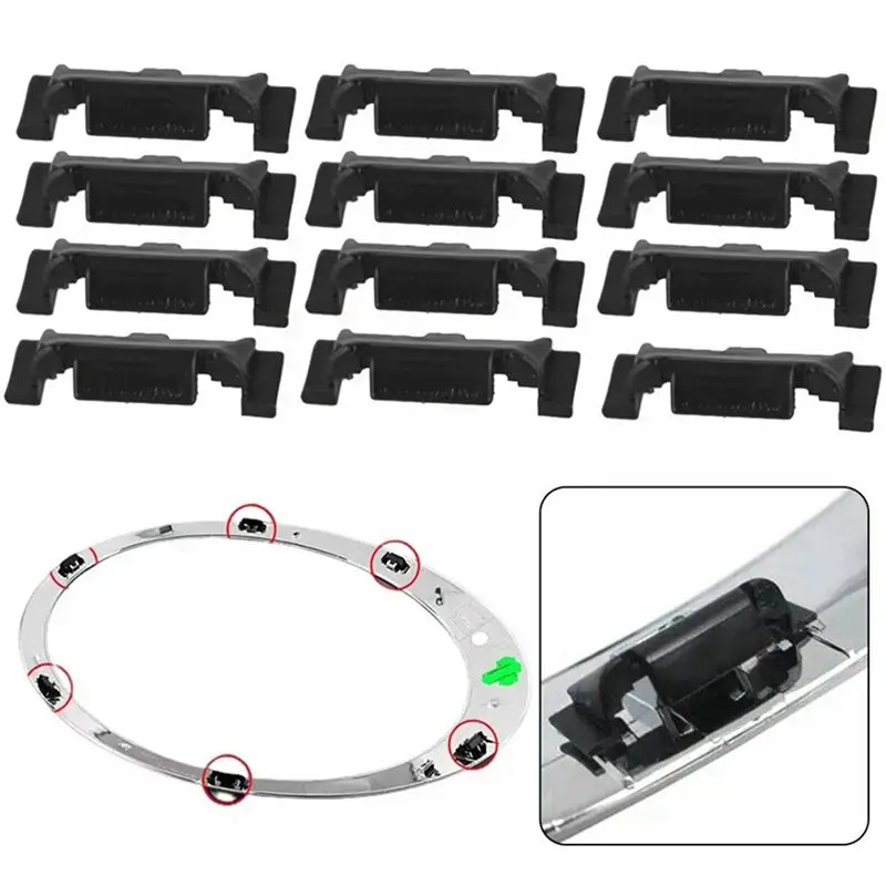 36Pcs Car Headlight Trim Ring Clips For Mini Cooper Countryman Clubman 51132752145