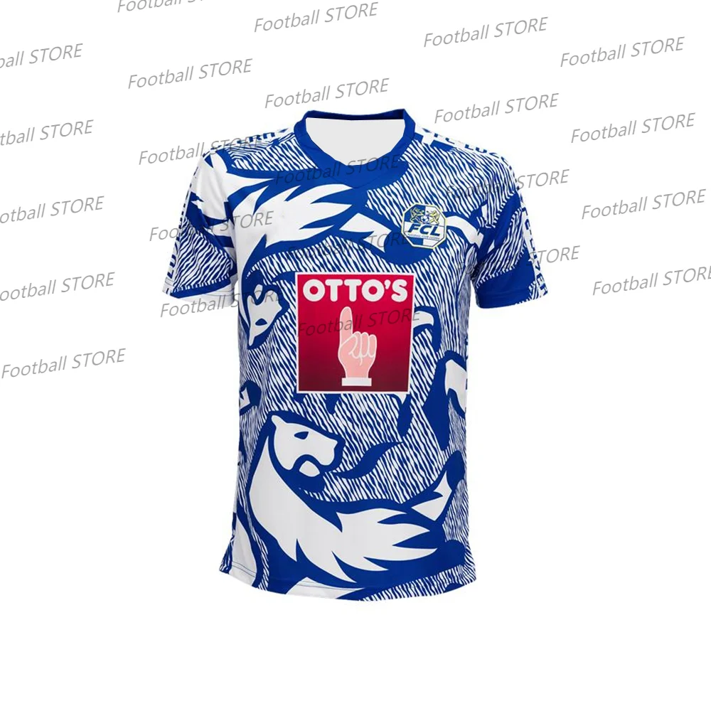 T-shirt For Men 2025 Switzerland Football Men Football Jersey Luzern Kit Swiss Super League Released Adult KID Jersey Kits