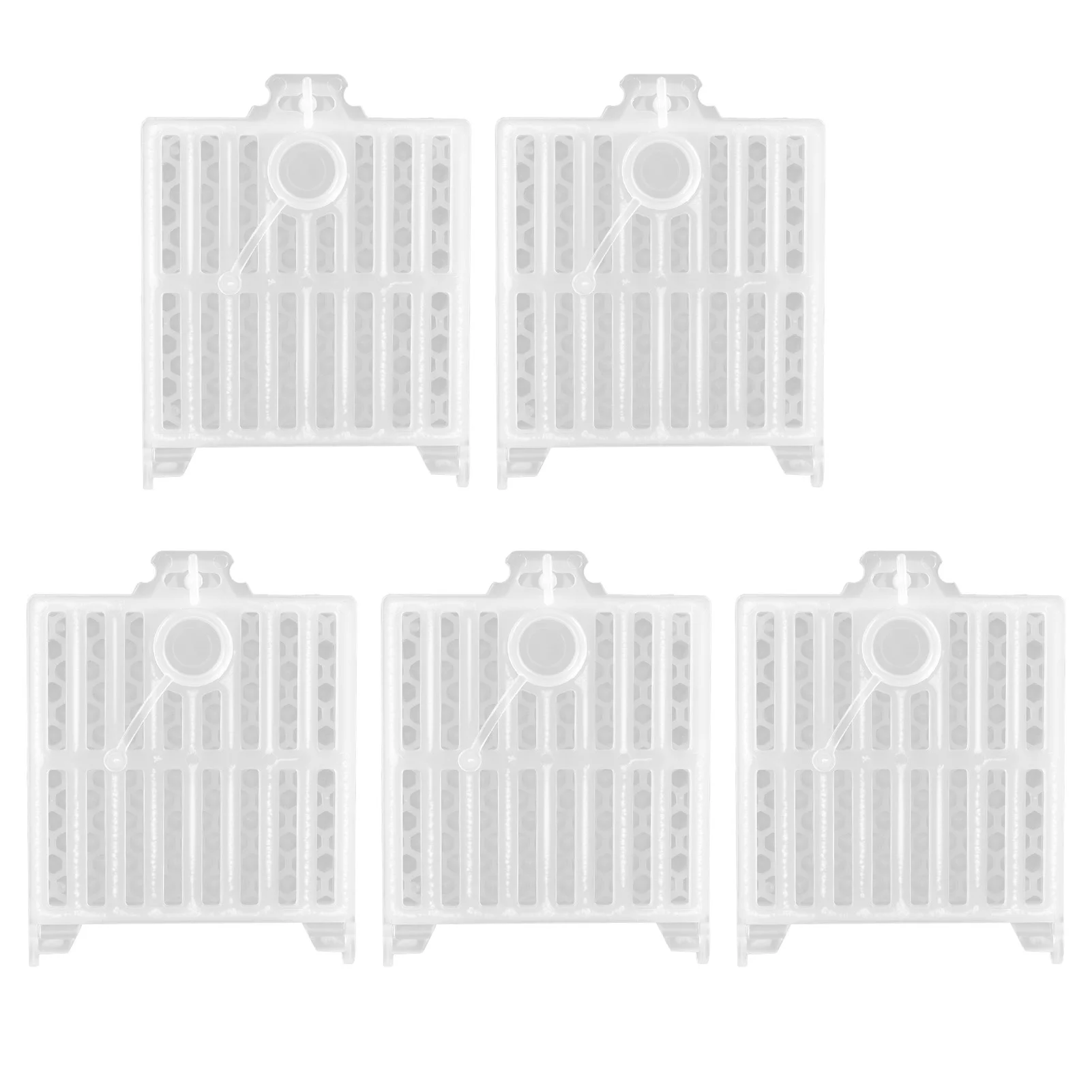 5Pcs Queen Bee Catcher Cage Plastic Queen Rearing Transport Cage Tool Beekeeping Accessory
