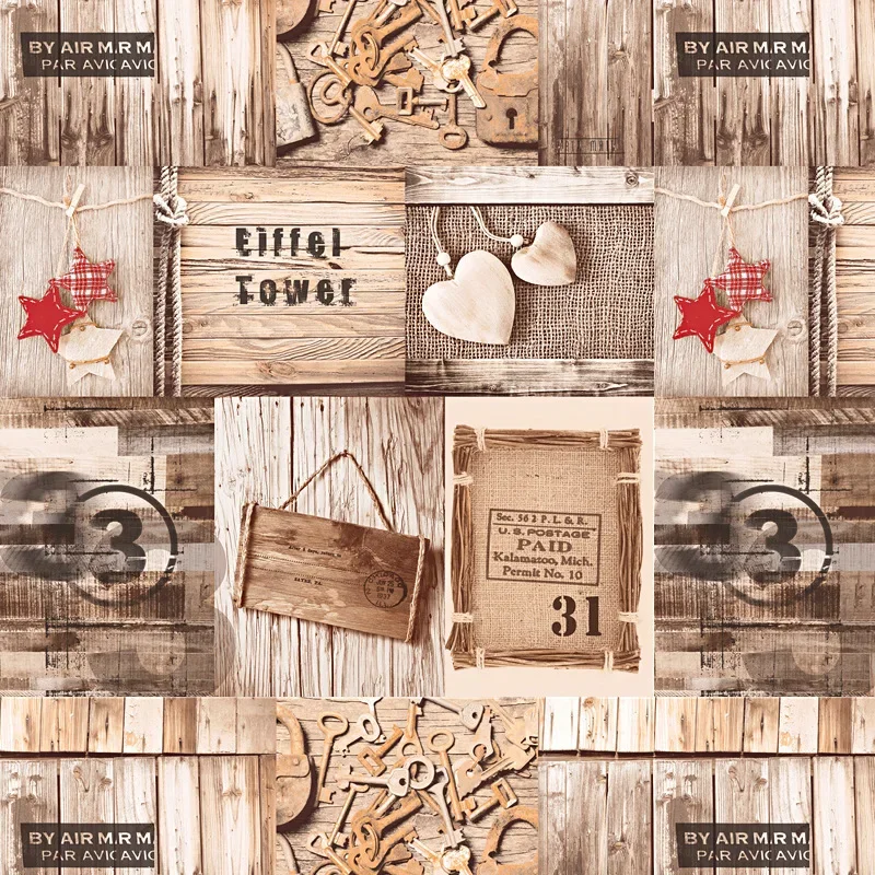 

Retro Nostalgic Imitation Wood-Grain Wood Board Background Wallpaper Cafe Internet Cafe Graffiti Korean Korean Poster Wallpaper