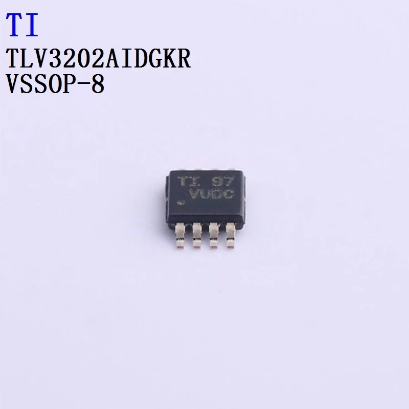 2PCS TLV3202AIDGK TLV3202AIDGKR TLV320AIC3104IRHBR TLV3402IDGKR TLV3501AIDBVR TI Operational Amplifier