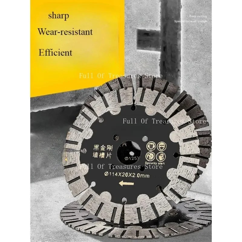 Dry Saw Blades Cutting Discs for Granite Concrete Masonry V-Tooth Corrugated 1Pc Dia 125mm Dry Cut