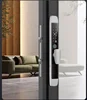 防水ユーロ 92 ミリメートル 85 ミリメートルほぞ穴 Ttlock Tuya wifi 機械式アンチロック指紋スマートドアロック UPVC グリルアルミドア 6