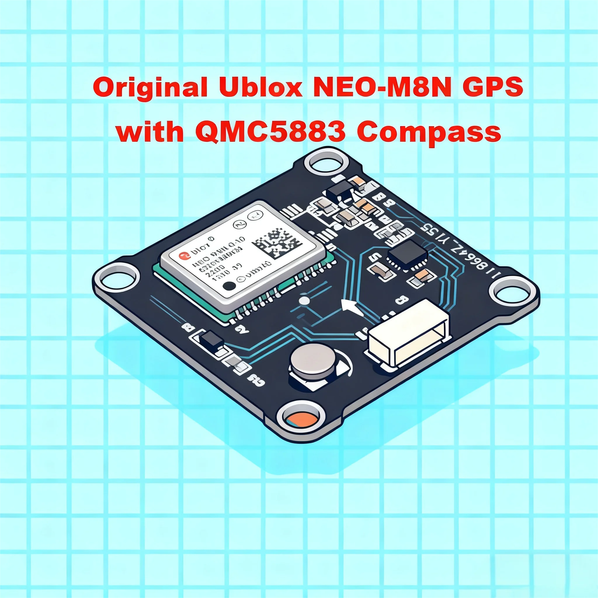 

Модуль BCUBE M8NGPS с компасом QMC5883 для управления полетом F4V3S PLUS QAV250 220 RC Drone FPV Racing Quadcopter Betaflight INAV