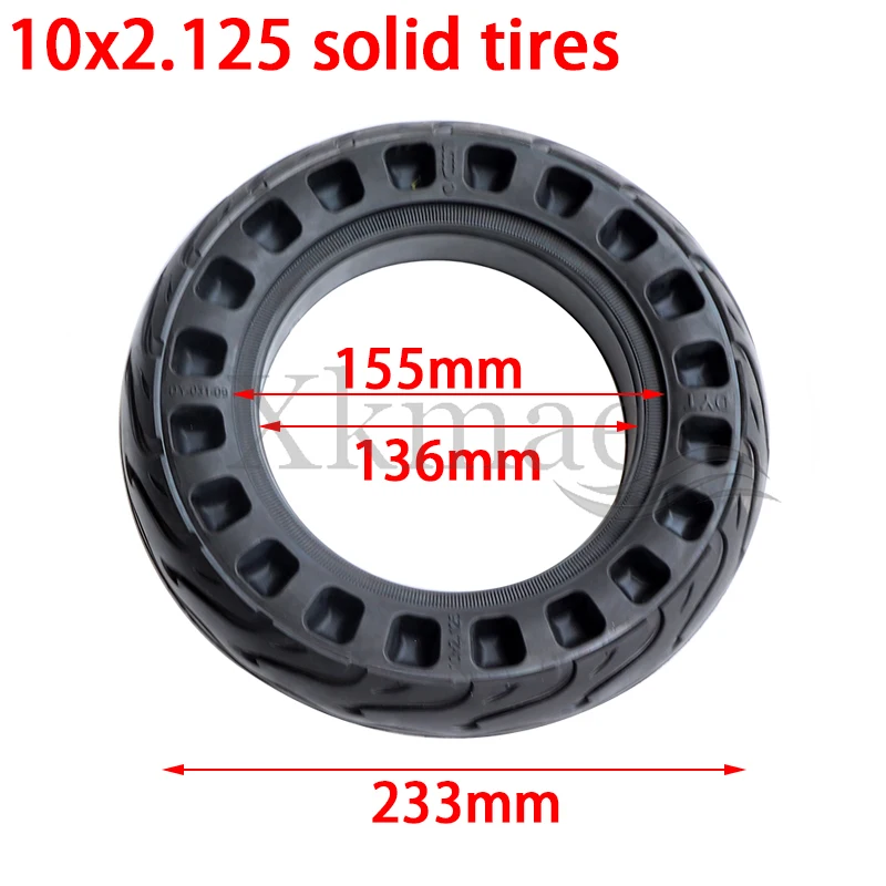 10x2.125 solid tires 10*2.125 electric scooter tires for 8/10 inch electric scooter accessories