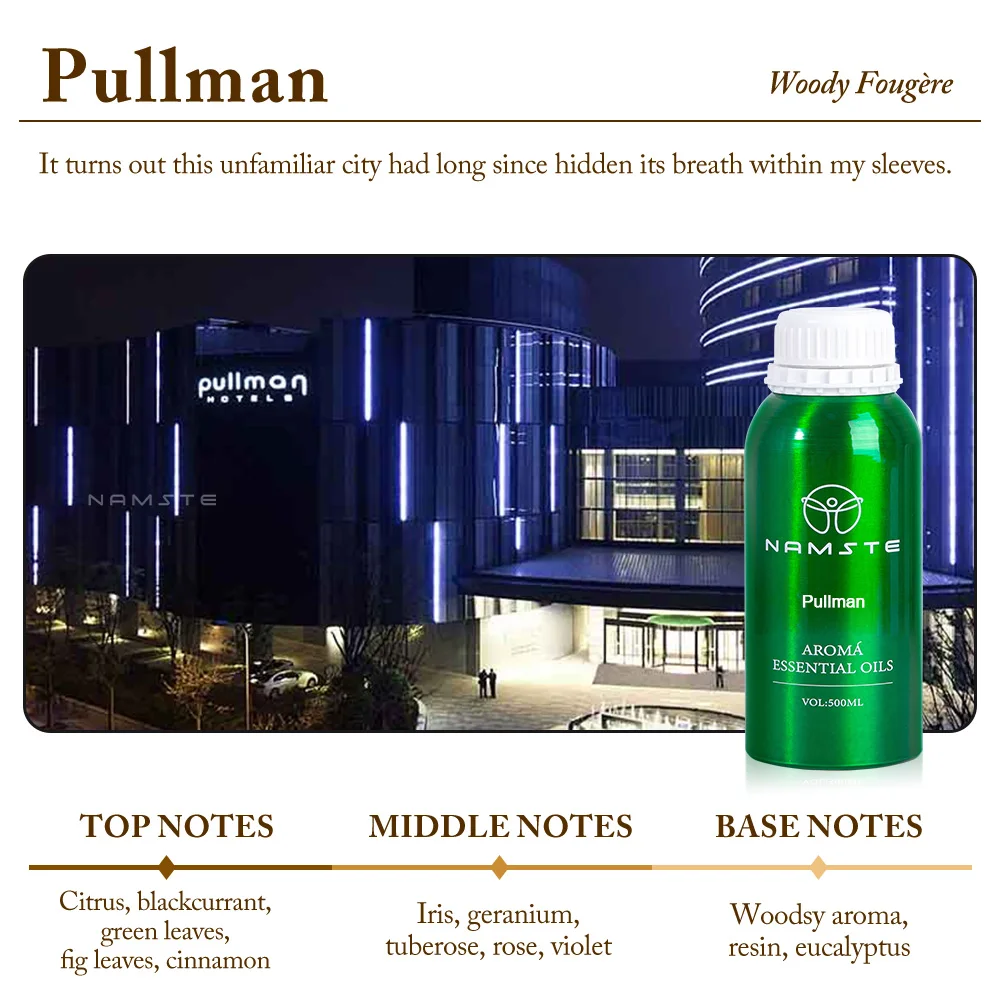 NAMASTE Ondersteuning Dropshipping 500ML Hotel Collectie Essentiële Olie Geur Luxe Hotel Geïnspireerde Parfums Aroma Essentiële Olie