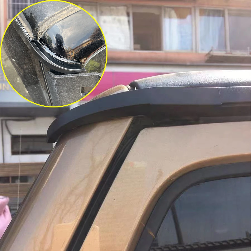 Car Hardtop Rain Gutter Extension for Jeep Wrangler JK 2007-2017 Water Groove Extend Rain Guard Diversion Exterior Accessory