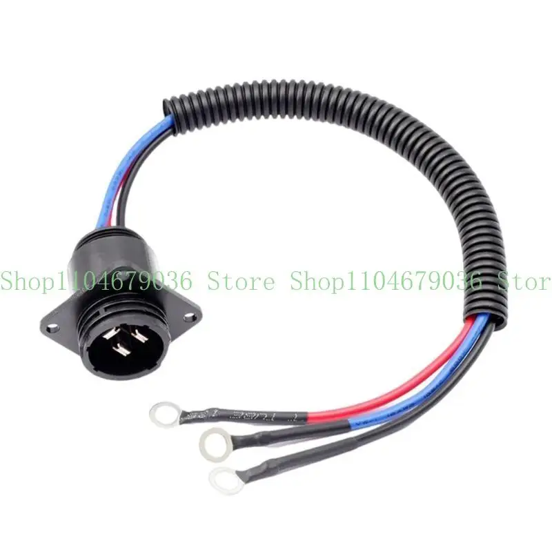 652F Power Outlet Socket for Tractor 4045 Waterproof Dustproof Tractor Auxiliary Power Socket Replace RE48525 RE37651