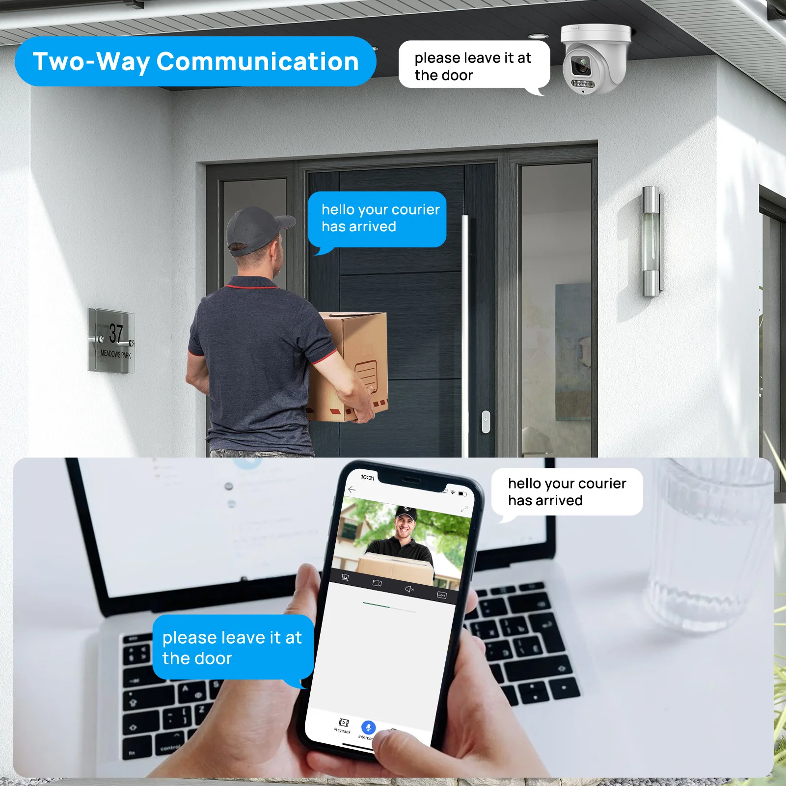 Vikylin 5X Zoom IP Security Camera 8MP 4K PTZ Color Night for Hikvision Compatible POE Audio 512GB SD Human Vehicle Detect Cam