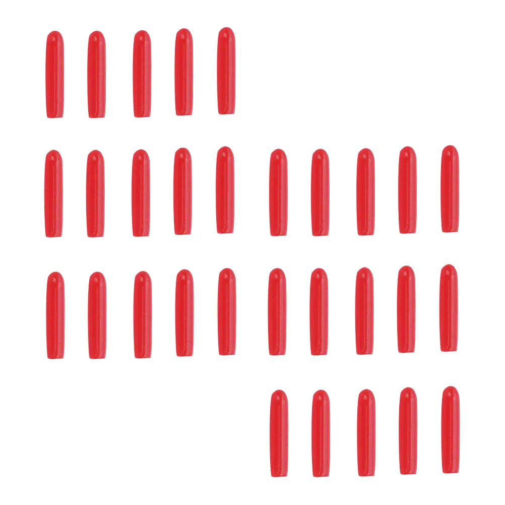 100 قطعة غطاء ملاقط السيليكون الأحمر حامي لتطعيم رمش عدم الانزلاق قبعات صغيرة الحجم الأكمام سهلة الاستخدام وتخزين رمش